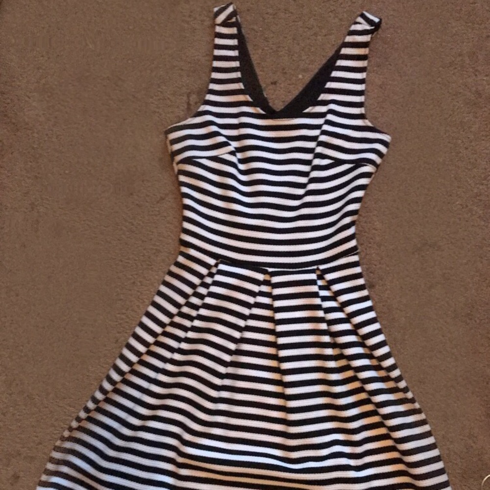 Striped Skater Dress